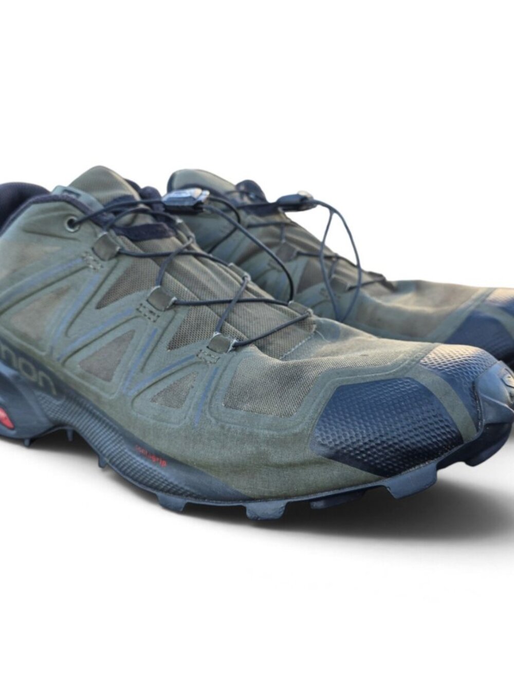 Salomon Speedcross 5 Men's 10.5 Olive Green Trail Running Shoes 409681